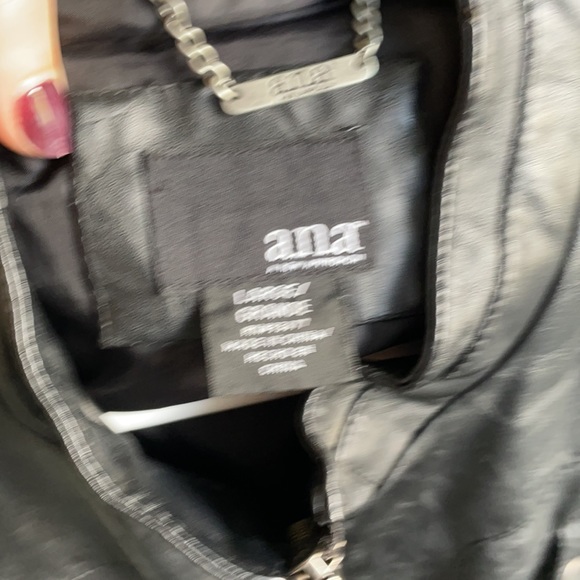 Distressed faux leather bomber jacket - Picture 4 of 6